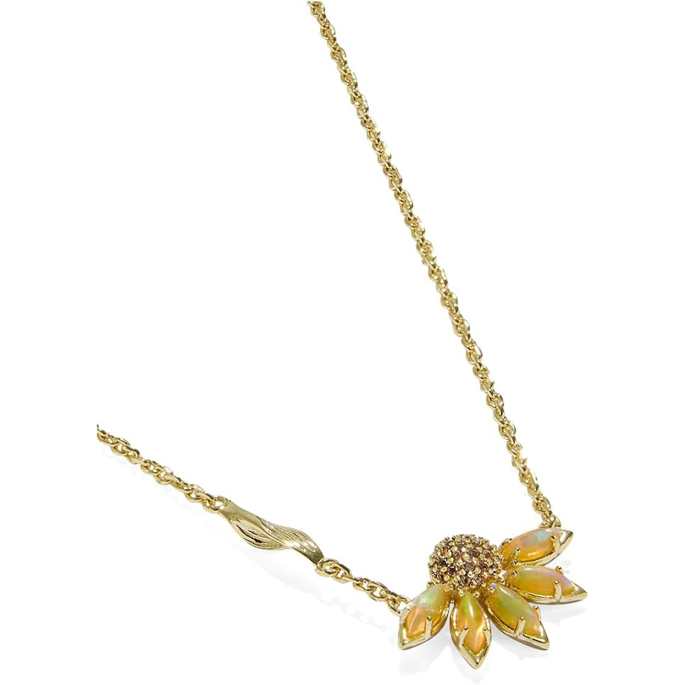 Scott Anya Flower Short Pendant Necklace